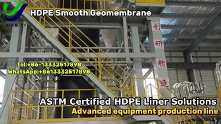 HDPE 지오멤브레인 라이너 생산