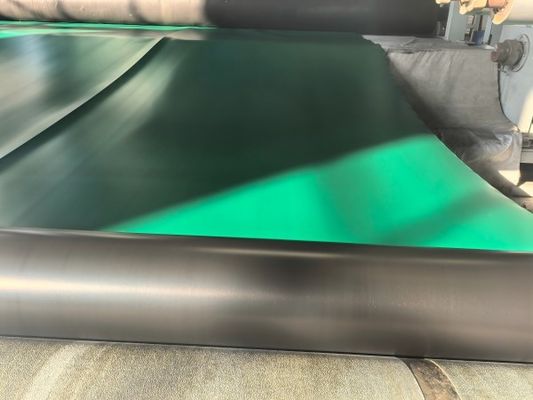 흑색과 녹색 두 가지 색상 HDPE 매끄러운 지오 엠브랜 환경 보호