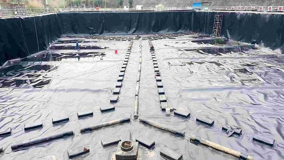 화학 저항성 HDPE 매끄러운 지질막