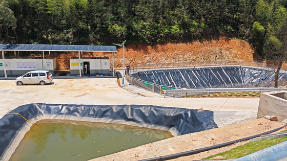 화려한 윙 용 웰딩 설치에 탁월한 화학 저항성 HDPE 지오 멘브라인 화려 조정 연못 프로젝트