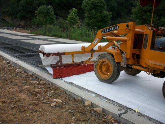 400g Foundation Reinforcement and Soil Stabilization를 위한 강화된 짧은 섬유 지오텍스틸