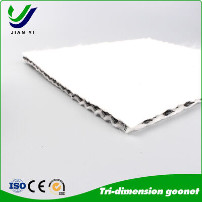 3D Composite Drainage Net with High Tensile Strength ≥16kN/m, Excellent UV Resistance, and Anti-Clogging Design for Landfill and Roadbed Applications
