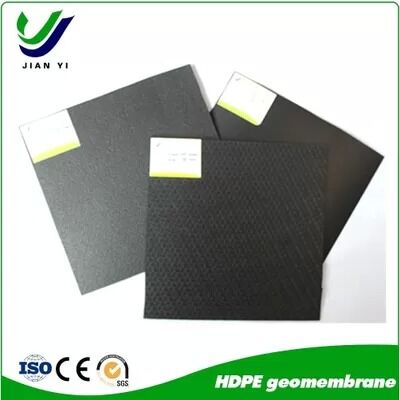 엔지니어링 프로젝트를 위한 초저투수성 고마찰 계수 안정적인 미끄럼 방지 HDPE 지오멤브레인